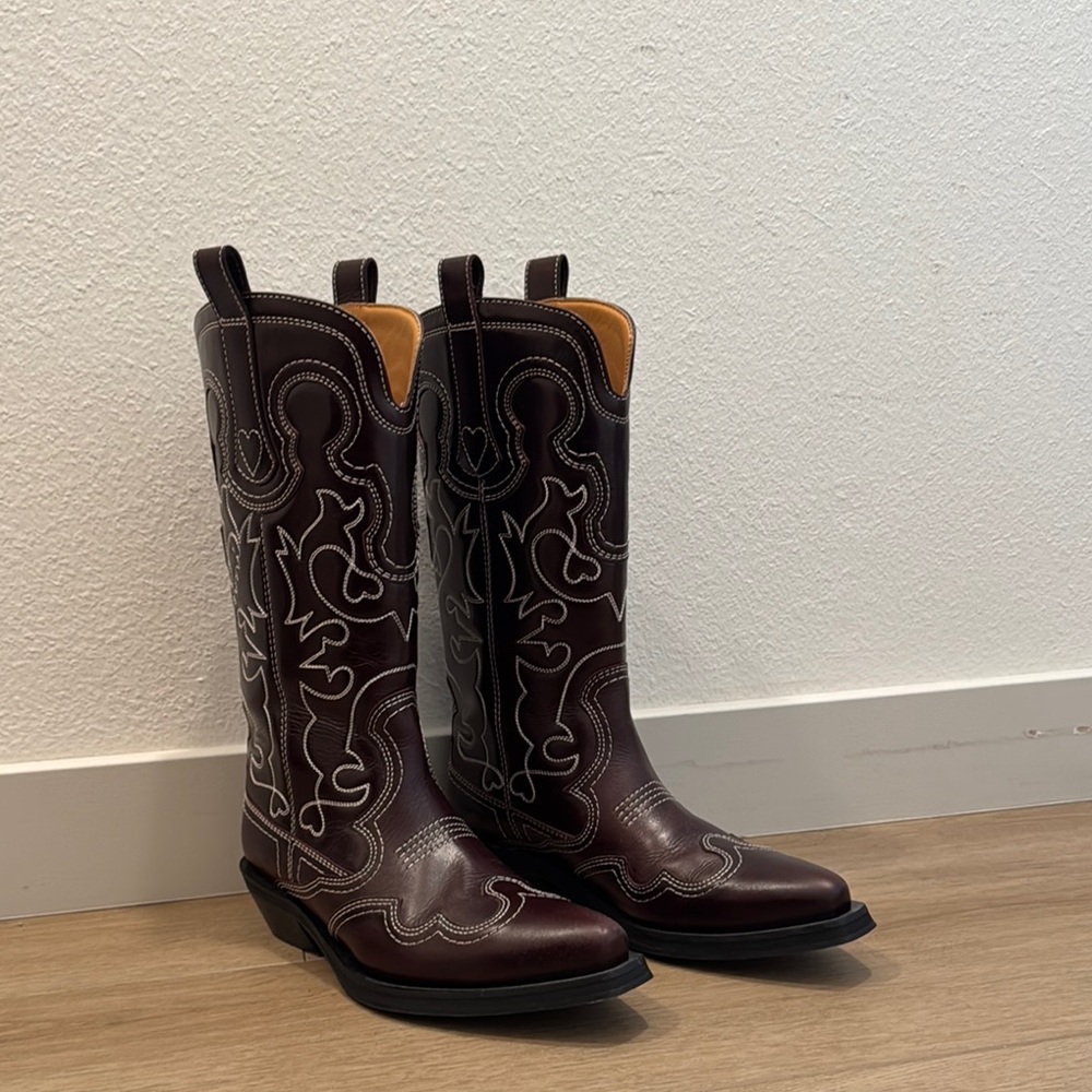 Ganni Western Boot